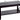 ChooChoo Oxford Coffee Table with Thicker Legs, Black Wood Coffee Table with Storage for Living Room - Grand Goldman