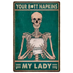 Choose Something Fun Skull Metal Tin Signs Posters Plate Wall Decor for Garage Bars Man Cave Cafe Clubs Retro Posters Plaque - Grand Goldman