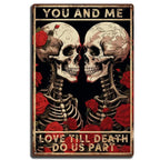 Choose Something Fun Skull Metal Tin Signs Posters Plate Wall Decor for Garage Bars Man Cave Cafe Clubs Retro Posters Plaque - Grand Goldman