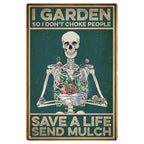 Choose Something Fun Skull Metal Tin Signs Posters Plate Wall Decor for Garage Bars Man Cave Cafe Clubs Retro Posters Plaque - Grand Goldman