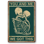 Choose Something Fun Skull Metal Tin Signs Posters Plate Wall Decor for Garage Bars Man Cave Cafe Clubs Retro Posters Plaque - Grand Goldman