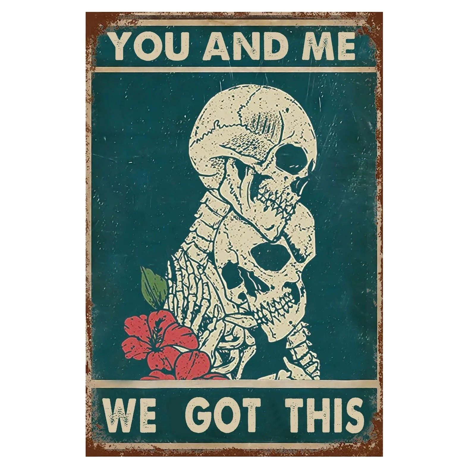 Choose Something Fun Skull Metal Tin Signs Posters Plate Wall Decor for Garage Bars Man Cave Cafe Clubs Retro Posters Plaque - Grand Goldman