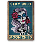 Choose Something Fun Skull Metal Tin Signs Posters Plate Wall Decor for Garage Bars Man Cave Cafe Clubs Retro Posters Plaque - Grand Goldman