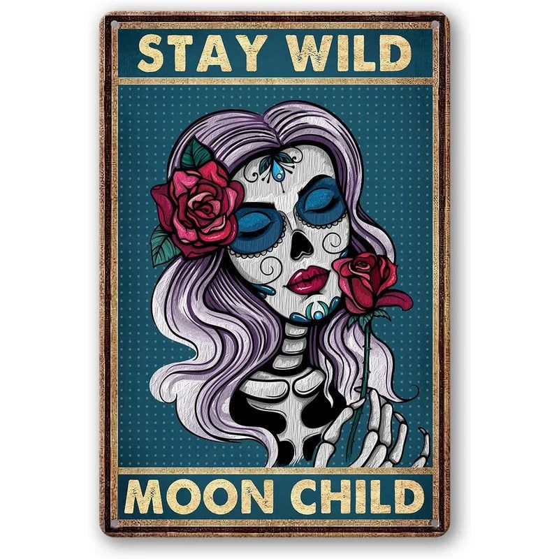 Choose Something Fun Skull Metal Tin Signs Posters Plate Wall Decor for Garage Bars Man Cave Cafe Clubs Retro Posters Plaque - Grand Goldman