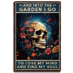 Choose Something Fun Skull Metal Tin Signs Posters Plate Wall Decor for Garage Bars Man Cave Cafe Clubs Retro Posters Plaque - Grand Goldman