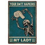 Choose Something Fun Skull Metal Tin Signs Posters Plate Wall Decor for Garage Bars Man Cave Cafe Clubs Retro Posters Plaque - Grand Goldman