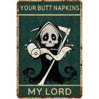 Choose Something Fun Skull Metal Tin Signs Posters Plate Wall Decor for Garage Bars Man Cave Cafe Clubs Retro Posters Plaque - Grand Goldman