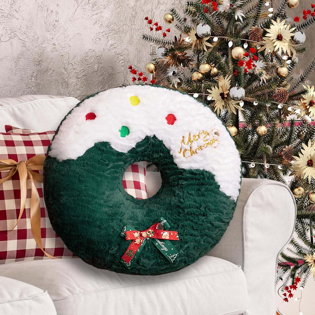 Christmas Gingerbread Man Pillow Cute Throw Pillows Stuffed Gingerbread Shaped Pillow Soft Gingerbread Pillow for Christmas Cushion Sofa Party Decorations,Brown,11.8 Inch - Grand Goldman