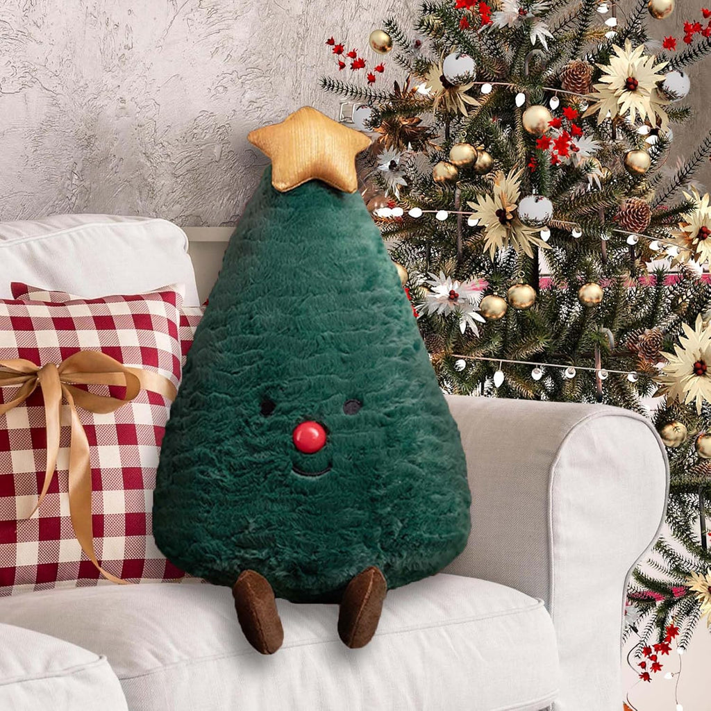 Christmas Gingerbread Man Pillow Cute Throw Pillows Stuffed Gingerbread Shaped Pillow Soft Gingerbread Pillow for Christmas Cushion Sofa Party Decorations,Brown,11.8 Inch - Grand Goldman