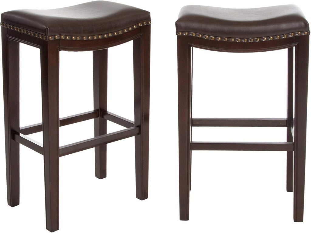 Christopher Knight Home Avondale Backless Bar Stools,12"D x 18.13"W x 30"H, 2-Pcs Set, Brown - Grand Goldman