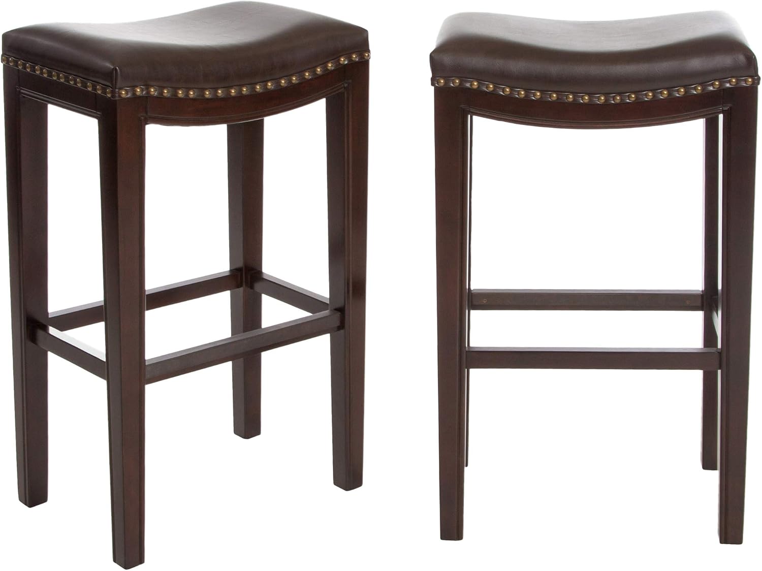 Christopher Knight Home Avondale Backless Bar Stools,12"D x 18.13"W x 30"H, 2-Pcs Set, Brown - Grand Goldman