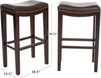 Christopher Knight Home Avondale Backless Bar Stools,12"D x 18.13"W x 30"H, 2-Pcs Set, Brown - Grand Goldman