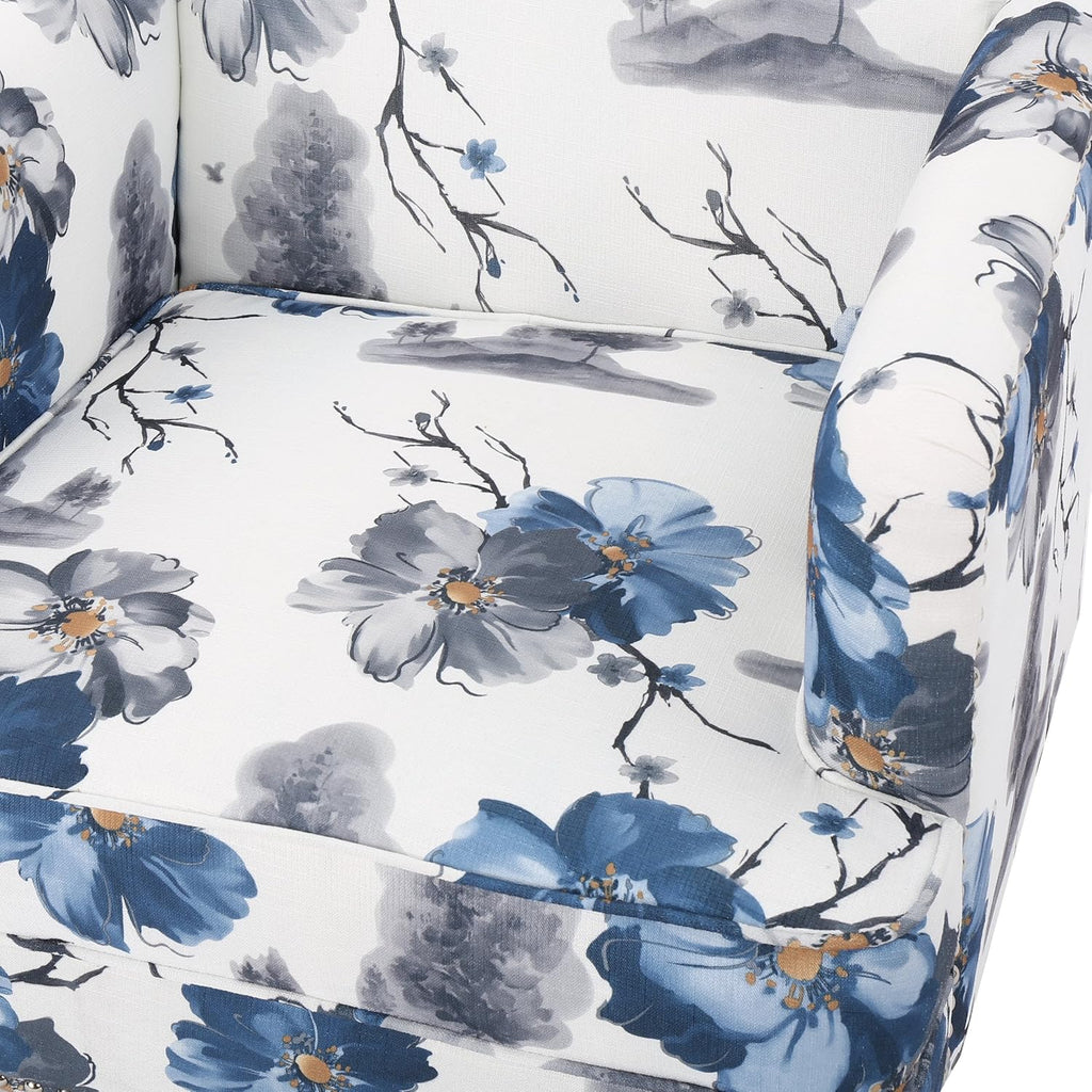 Christopher Knight Home Boaz Fabric Club Chair - Floral Print - Grand Goldman