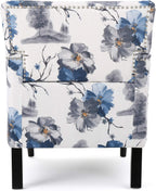 Christopher Knight Home Boaz Fabric Club Chair - Floral Print - Grand Goldman