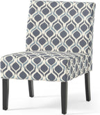 Christopher Knight Home Kendal Traditional Fabric Accent Chair, Print, Matte Black, 22.5D x 29.5W x 32H in - Grand Goldman