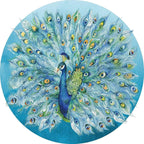 Circular Metal Sign Train Signage Railroad Crossing Symbol Sign Vintage Round Metal Tin Signs Nostalgic Funny Iron Painting - Grand Goldman