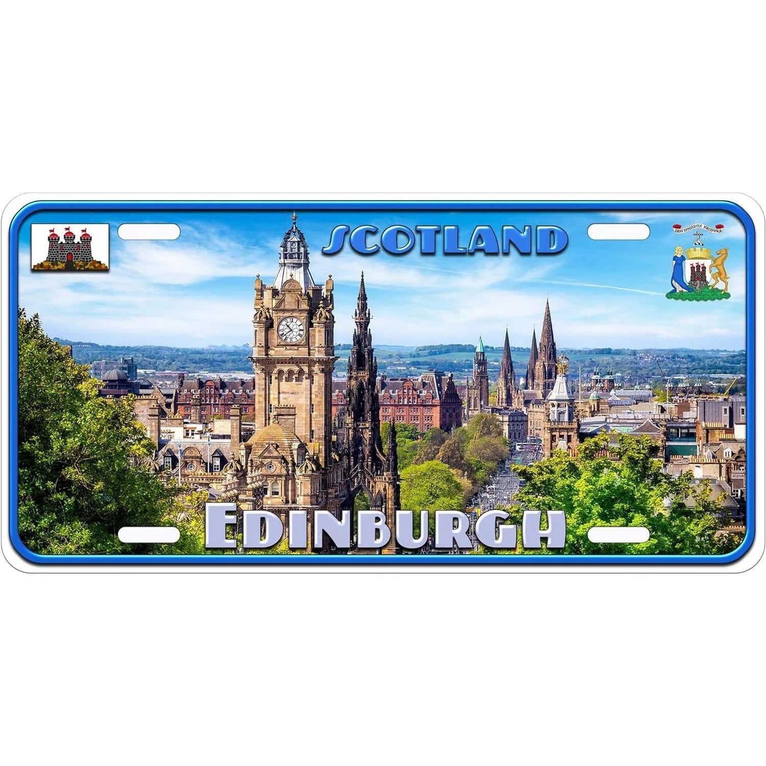City License Plate New York Zurich Athens Toronto Vintage Rusty Metal Tin Sign Metal Car Tag 6X12 Inches For Garage Cafe Bar Pub - Grand Goldman