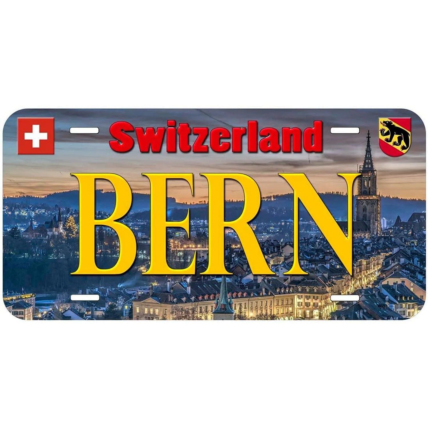 City License Plate New York Zurich Athens Toronto Vintage Rusty Metal Tin Sign Metal Car Tag 6X12 Inches For Garage Cafe Bar Pub - Grand Goldman