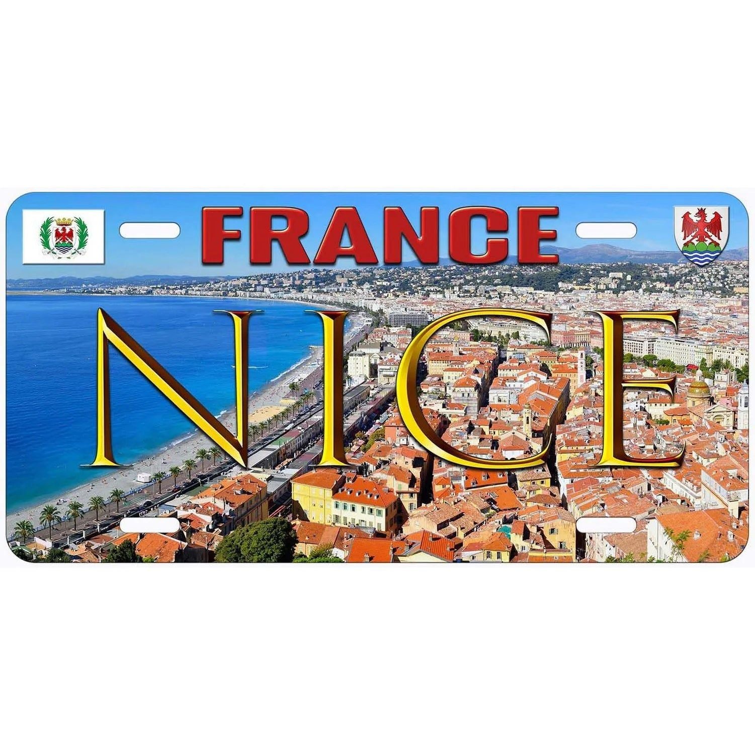 City License Plate New York Zurich Athens Toronto Vintage Rusty Metal Tin Sign Metal Car Tag 6X12 Inches For Garage Cafe Bar Pub - Grand Goldman