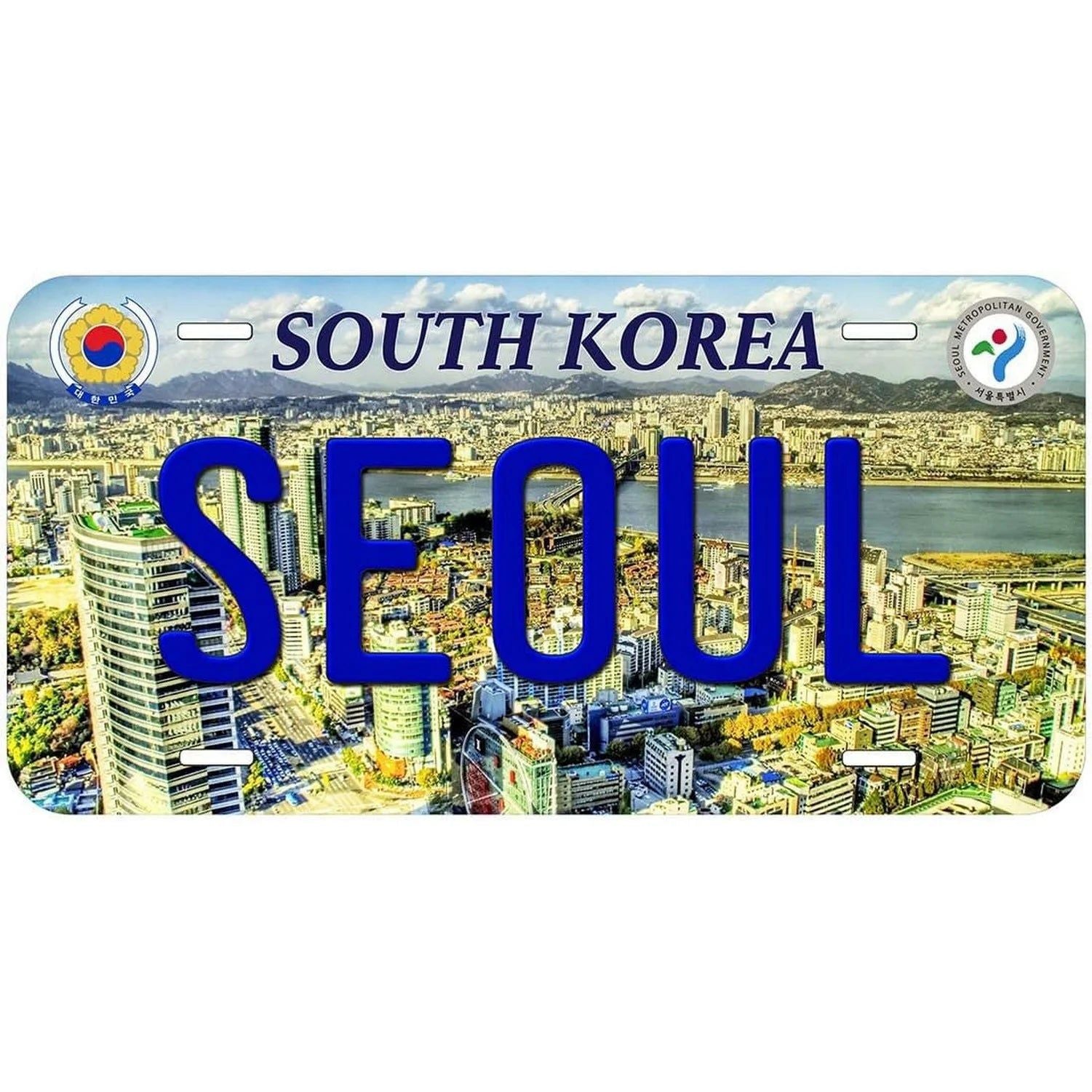 City License Plate New York Zurich Athens Toronto Vintage Rusty Metal Tin Sign Metal Car Tag 6X12 Inches For Garage Cafe Bar Pub - Grand Goldman