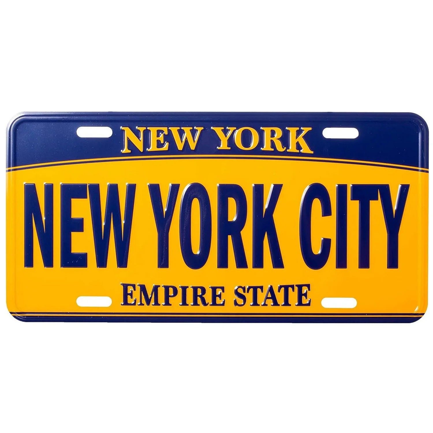 City License Plate New York Zurich Athens Toronto Vintage Rusty Metal Tin Sign Metal Car Tag 6X12 Inches For Garage Cafe Bar Pub - Grand Goldman