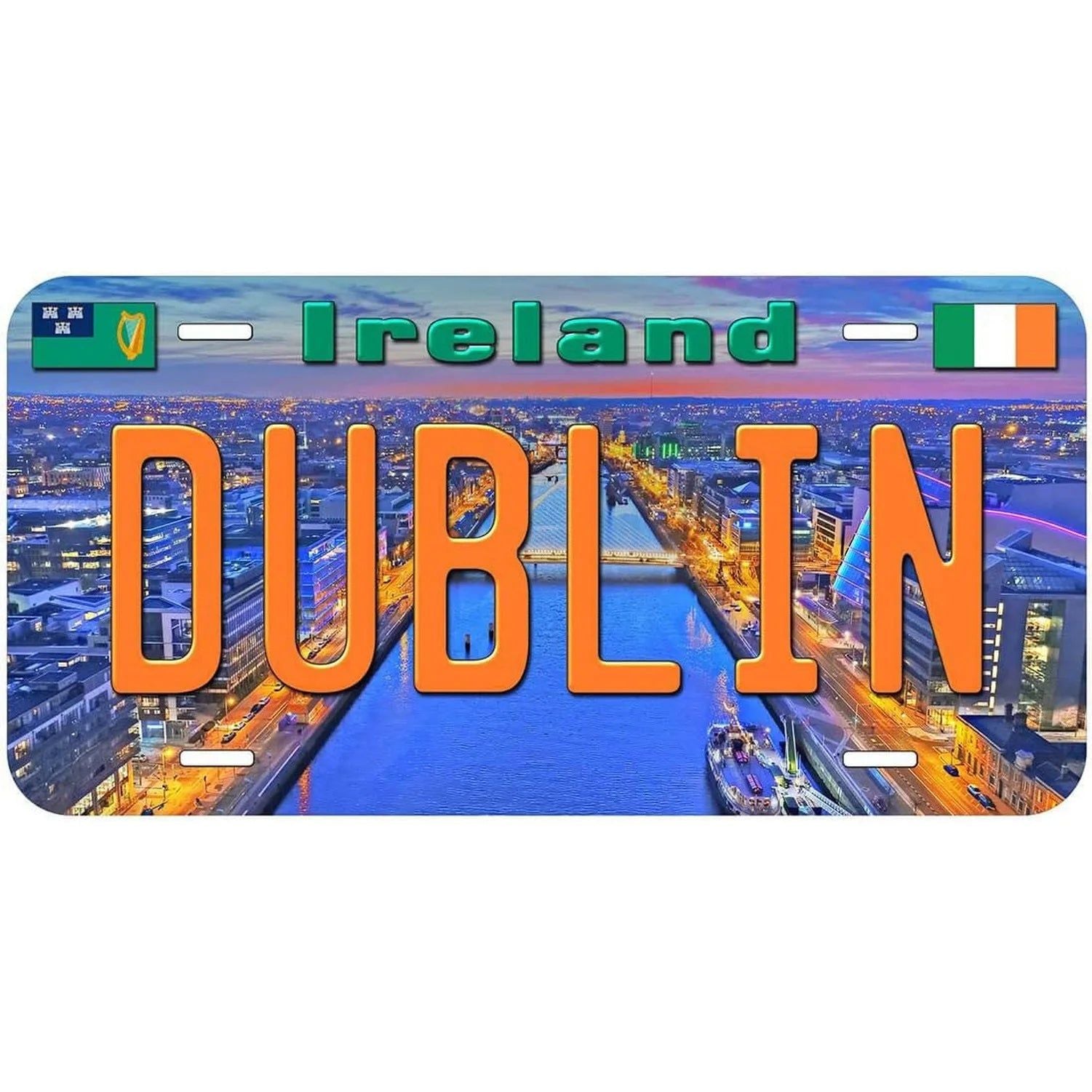 City License Plate New York Zurich Athens Toronto Vintage Rusty Metal Tin Sign Metal Car Tag 6X12 Inches For Garage Cafe Bar Pub - Grand Goldman