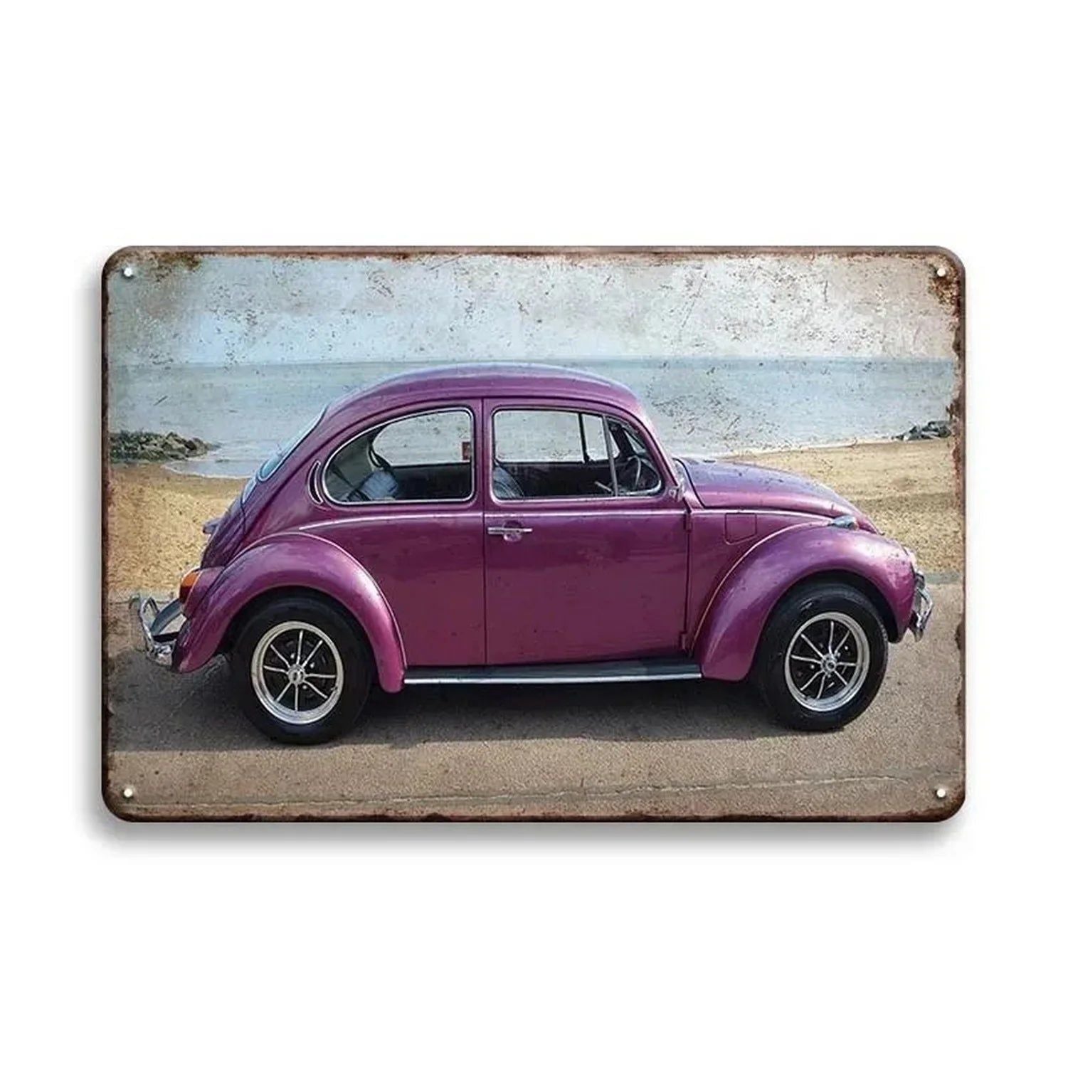 Classic Car Metal Tin Signs Vintage Auto Retro Tin Plaque Man Cave Game Room Decor Home Bar Club Cafe Garage Wall Art Decoration - Grand Goldman