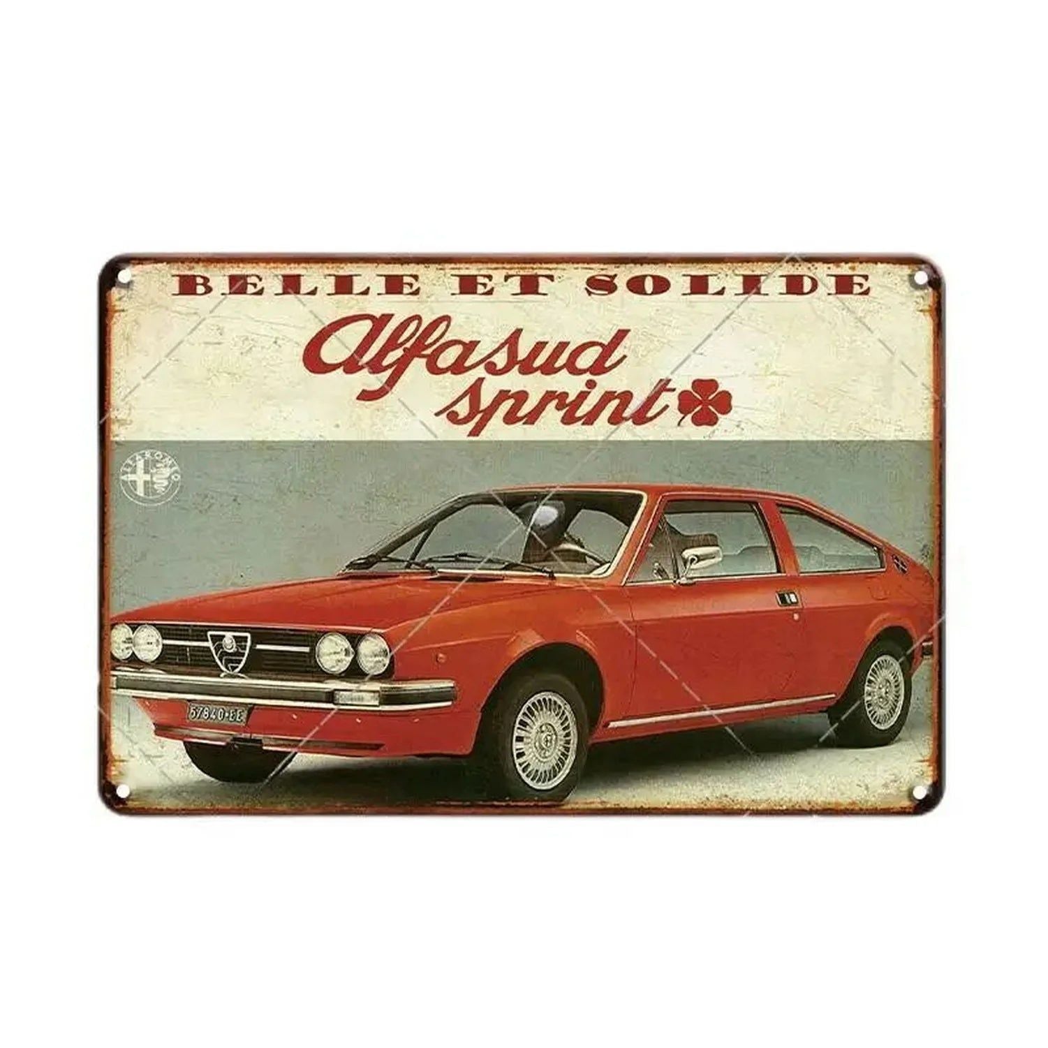 Classic Car Metal Tin Signs Vintage Auto Retro Tin Plaque Man Cave Game Room Decor Home Bar Club Cafe Garage Wall Art Decoration - Grand Goldman