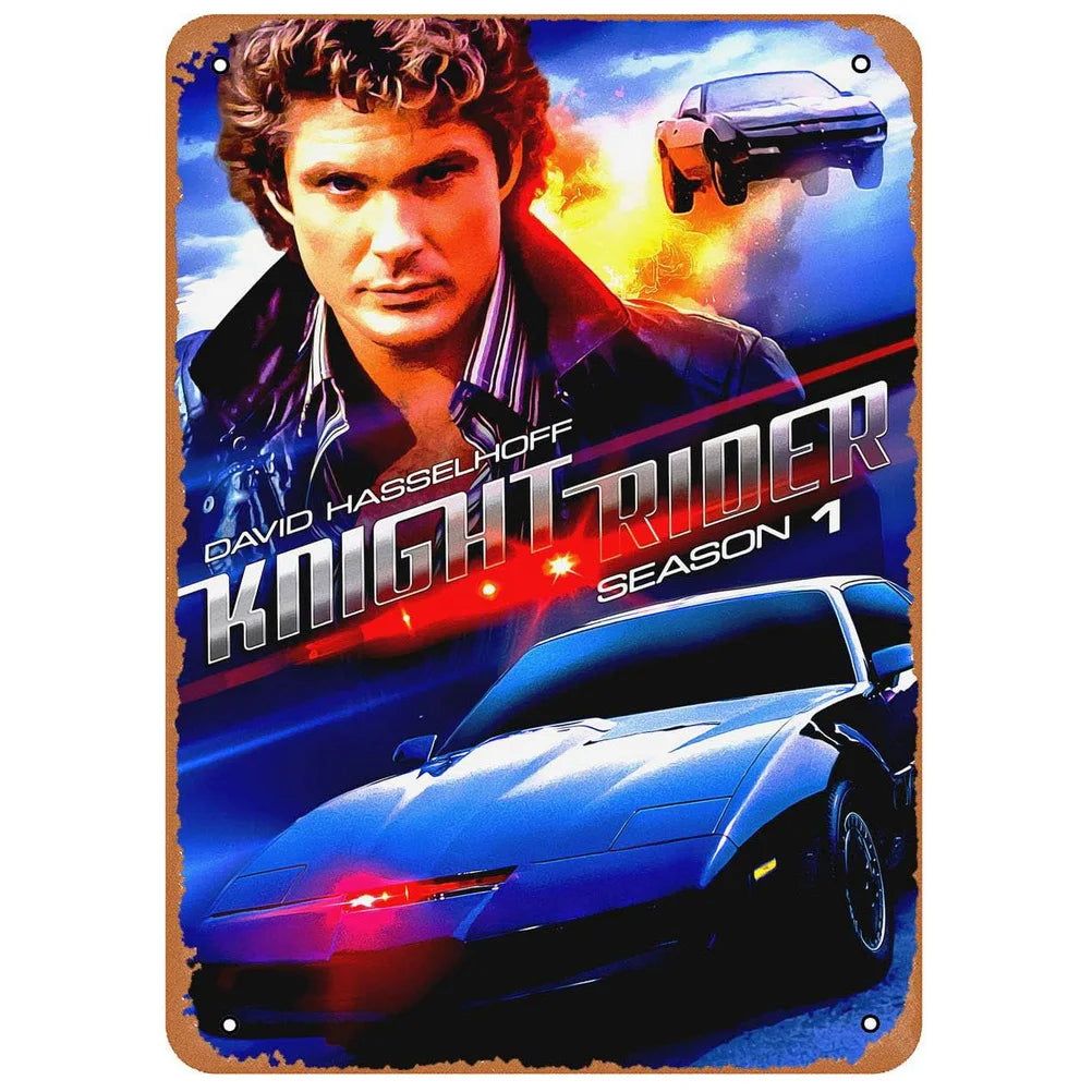 Classic Movie Dance With Wolves Metal Tin Signs Rush Hour Posters Plate Wall Decor for Bars Man Cave Cafe Clubs Garage Retro - Grand Goldman