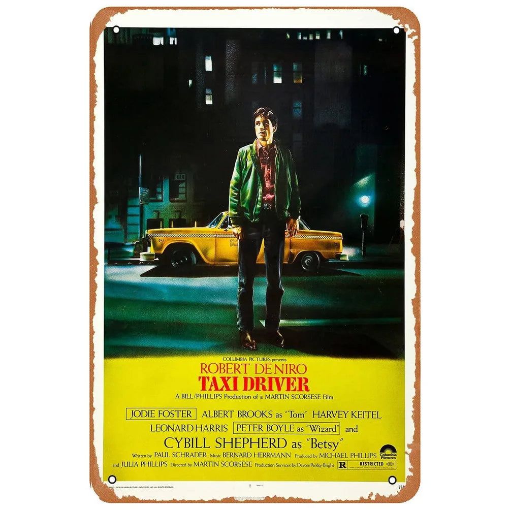 Classic Movie Dance With Wolves Metal Tin Signs Rush Hour Posters Plate Wall Decor for Bars Man Cave Cafe Clubs Garage Retro - Grand Goldman