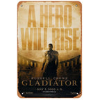 Classic Movie Dance With Wolves Metal Tin Signs Rush Hour Posters Plate Wall Decor for Bars Man Cave Cafe Clubs Garage Retro - Grand Goldman