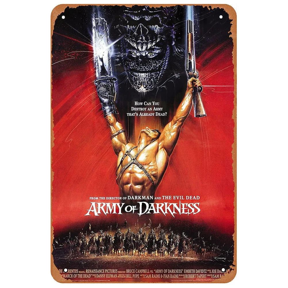 Classic Movie Dance With Wolves Metal Tin Signs Rush Hour Posters Plate Wall Decor for Bars Man Cave Cafe Clubs Garage Retro - Grand Goldman