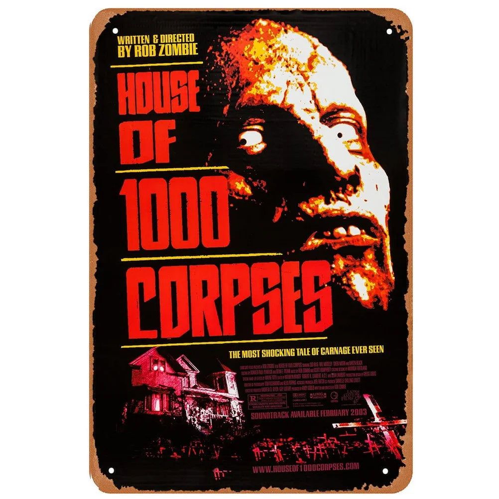 Classic Movie Dance With Wolves Metal Tin Signs Rush Hour Posters Plate Wall Decor for Bars Man Cave Cafe Clubs Garage Retro - Grand Goldman