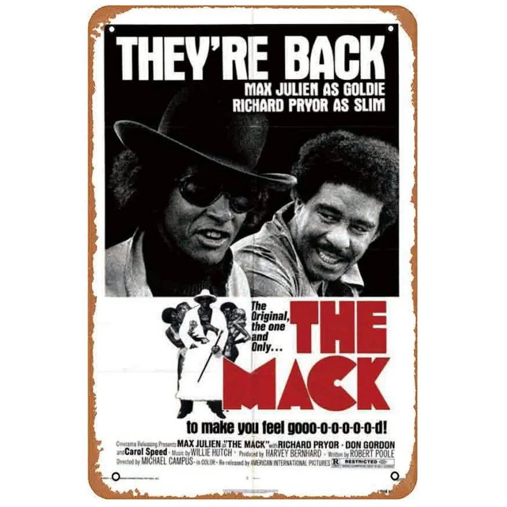 Classic Movie Metal Tin Signs Scream Sing Hunting Posters Plate Wall Decor for Home Film Bars Man Cave Cafe Clubs Garage Retro - Grand Goldman