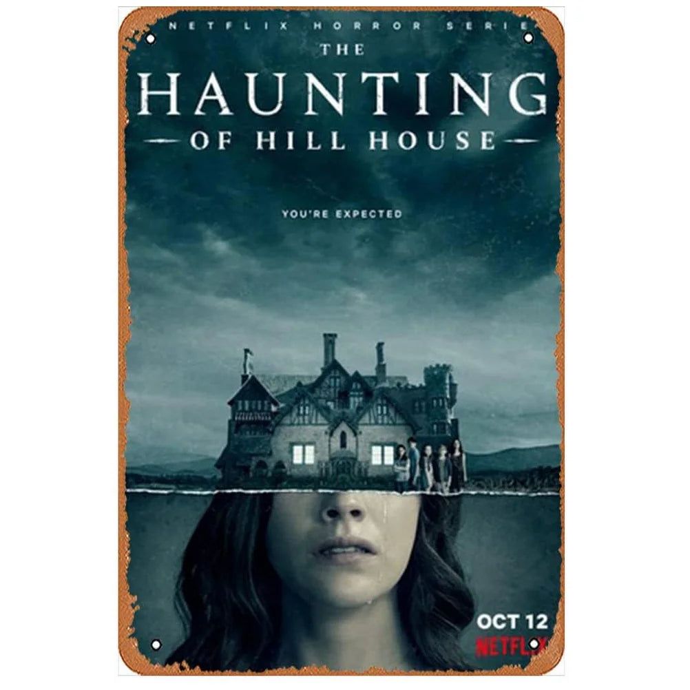 Classic Movie Metal Tin Signs Scream Sing Hunting Posters Plate Wall Decor for Home Film Bars Man Cave Cafe Clubs Garage Retro - Grand Goldman