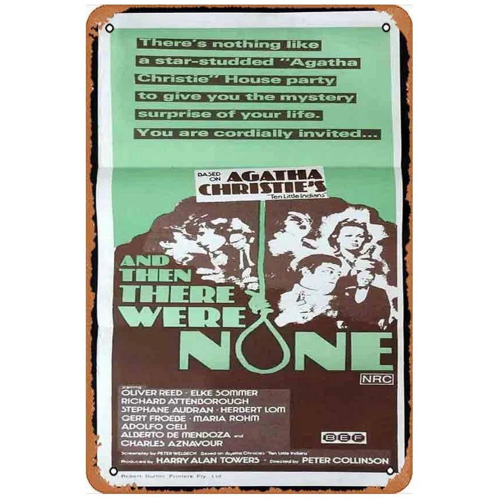 Classic Movie Metal Tin Signs Scream Sing Hunting Posters Plate Wall Decor for Home Film Bars Man Cave Cafe Clubs Garage Retro - Grand Goldman