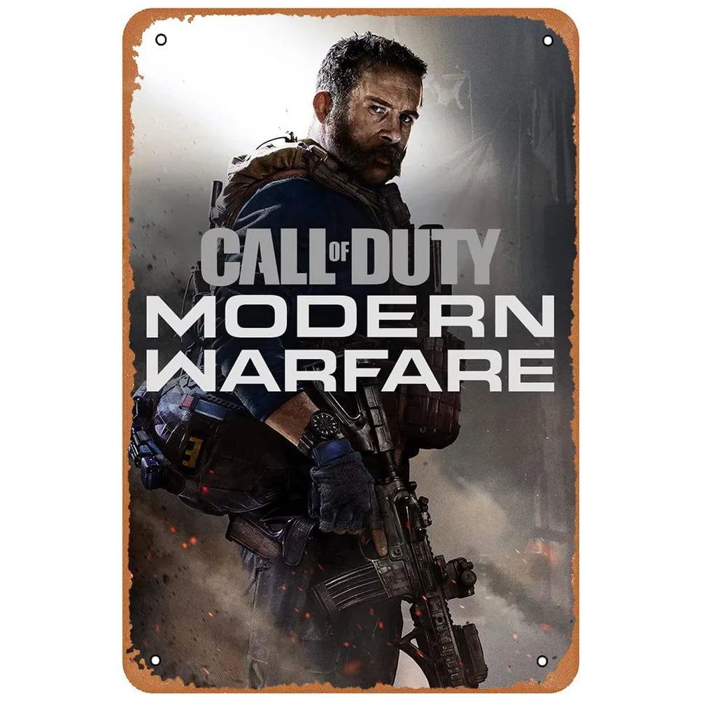 Classic Movie Metal Tin Signs Vintage Plaque Plate Retro Wall Art Posters for Garage Man Cave Bar Pub Iron Painting Decoration - Grand Goldman