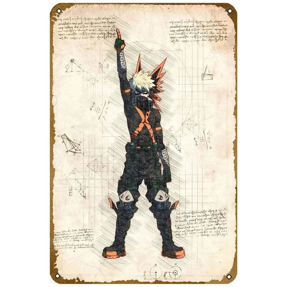 Classic Movie Metal Tin Signs Vintage Plaque Plate Retro Wall Art Posters for Garage Man Cave Bar Pub Iron Painting Decoration - Grand Goldman