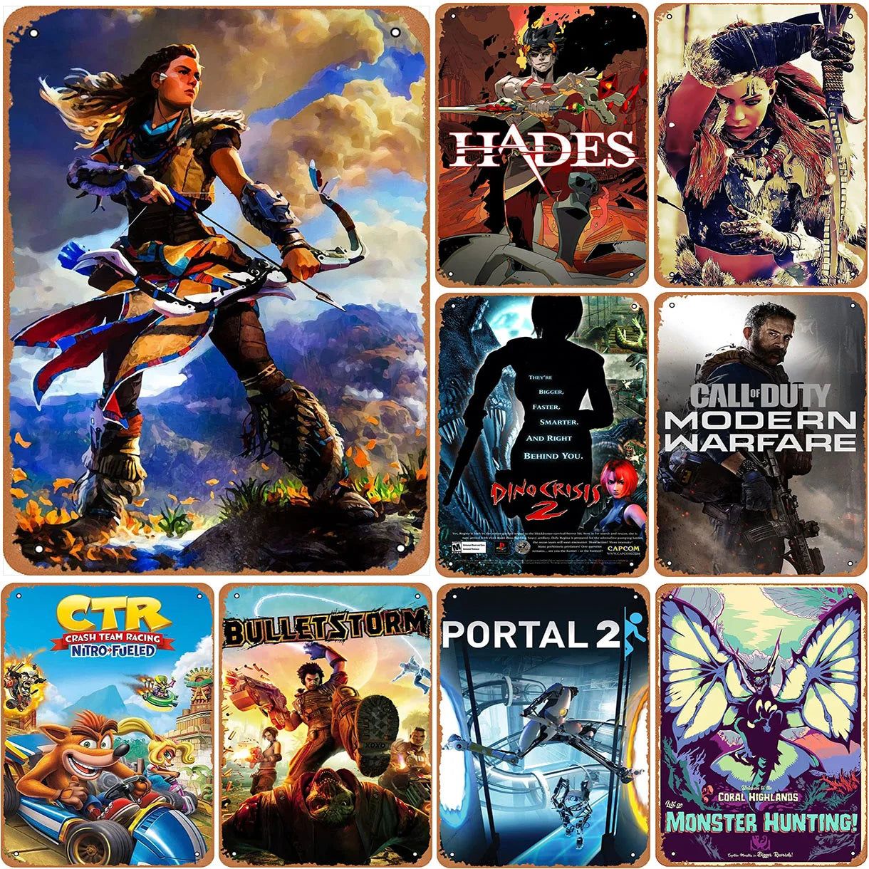 Classic Movie Metal Tin Signs Vintage Plaque Plate Retro Wall Art Posters for Garage Man Cave Bar Pub Iron Painting Decoration - Grand Goldman