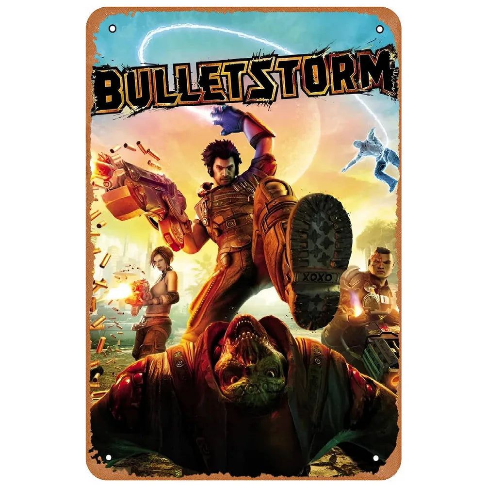 Classic Movie Metal Tin Signs Vintage Plaque Plate Retro Wall Art Posters for Garage Man Cave Bar Pub Iron Painting Decoration - Grand Goldman