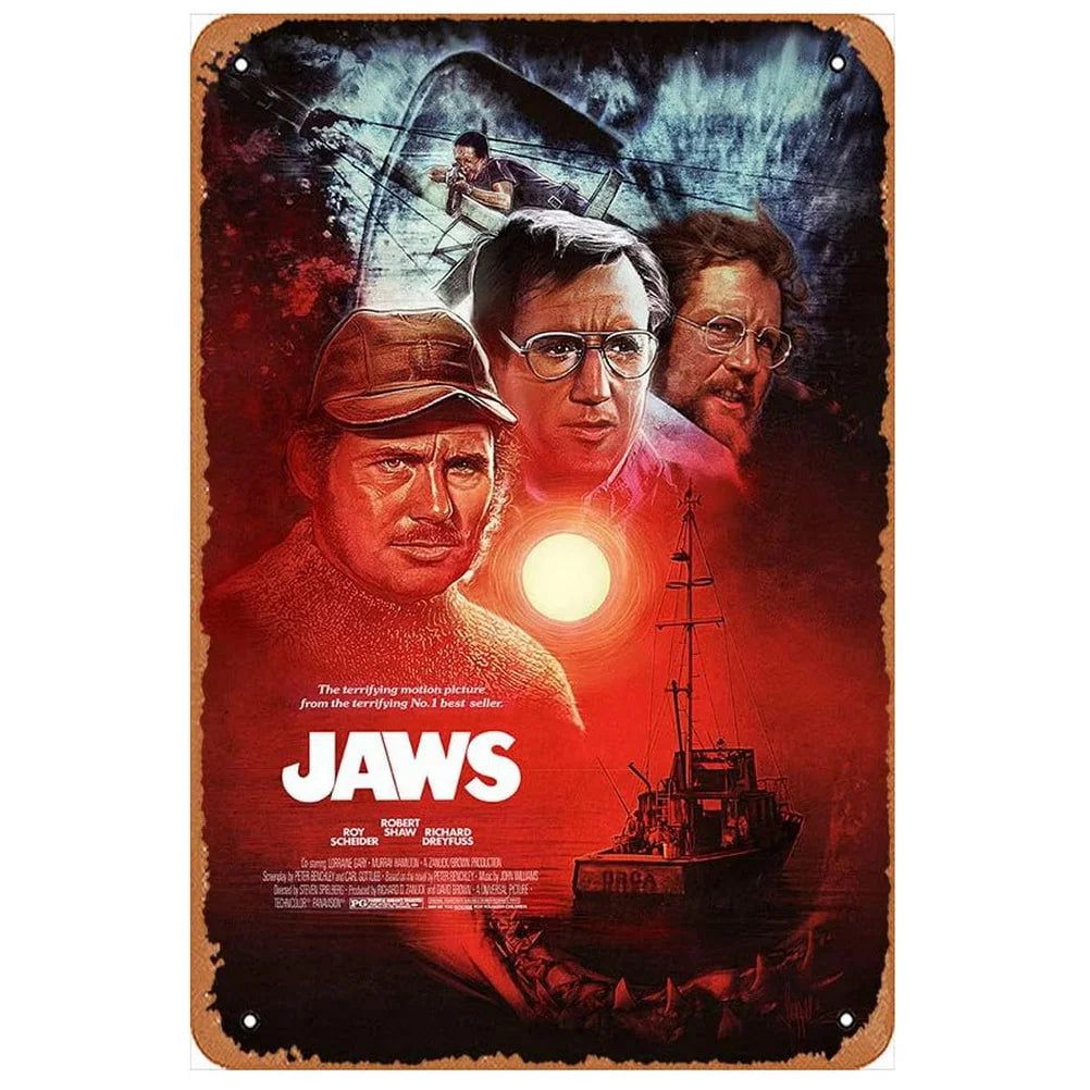 Classic Movie Vintage Metal Tin Signs True Frailty Movie Posters Wall Art Decor for Film Home Bar Man Cave Cafe Clubs Garage Pub - Grand Goldman