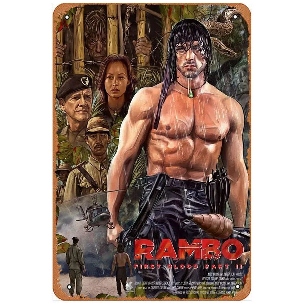 Classic Movie Vintage Metal Tin Signs True Frailty Movie Posters Wall Art Decor for Film Home Bar Man Cave Cafe Clubs Garage Pub - Grand Goldman