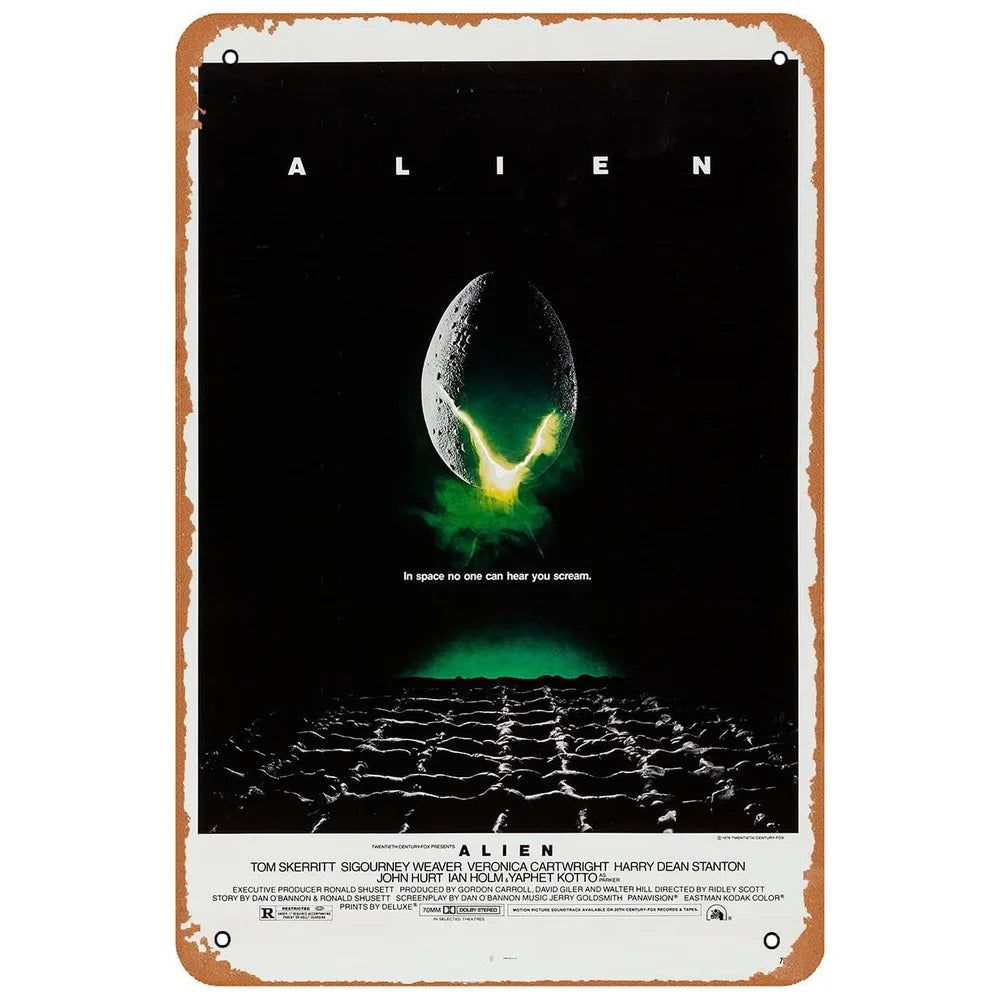 Classic Movie Vintage Metal Tin Signs True Frailty Movie Posters Wall Art Decor for Film Home Bar Man Cave Cafe Clubs Garage Pub - Grand Goldman