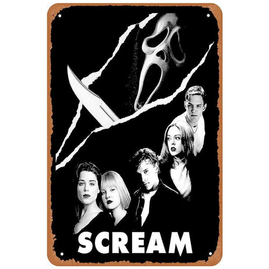 Classic Movie Metal Tin Signs Scream Sing Hunting Posters Plate Wall Decor for Home Film Bars Man Cave Cafe Clubs Garage Retro - Grand Goldman