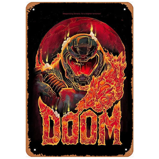 Classic Movie Metal Tin Signs Vintage Plaque Plate Retro Wall Art Posters for Garage Man Cave Bar Pub Iron Painting Decoration - Grand Goldman