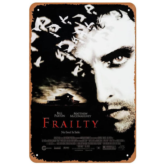 Classic Movie Vintage Metal Tin Signs True Frailty Movie Posters Wall Art Decor for Film Home Bar Man Cave Cafe Clubs Garage Pub - Grand Goldman