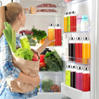 Clear Glass Bottles with Lids 18 oz, Reusable Glass Water Bottles with Stainless Steel Cap for Juicing,Refrigerator,100% Leak Proof, BPA Free Eco Friendly,Set of 6 - Grand Goldman