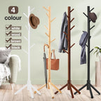 Coat Rack, Freestanding Coat Rack with 8 Hooks and 3 Adjustable Size Tree Coat Racks for Bedroom, Hallway, Entrance, Office, for Hats, Coats, Scarves, Handbags - Grand Goldman