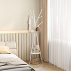 Coat Rack Hat Stand Free Standing Display Hall Tree Metal Hat Hanger Garment Storage Holder with 9 Hooks for Clothes Hats and Scarves in Gold,17.72"Wx17.72"Dx70.87" - Grand Goldman