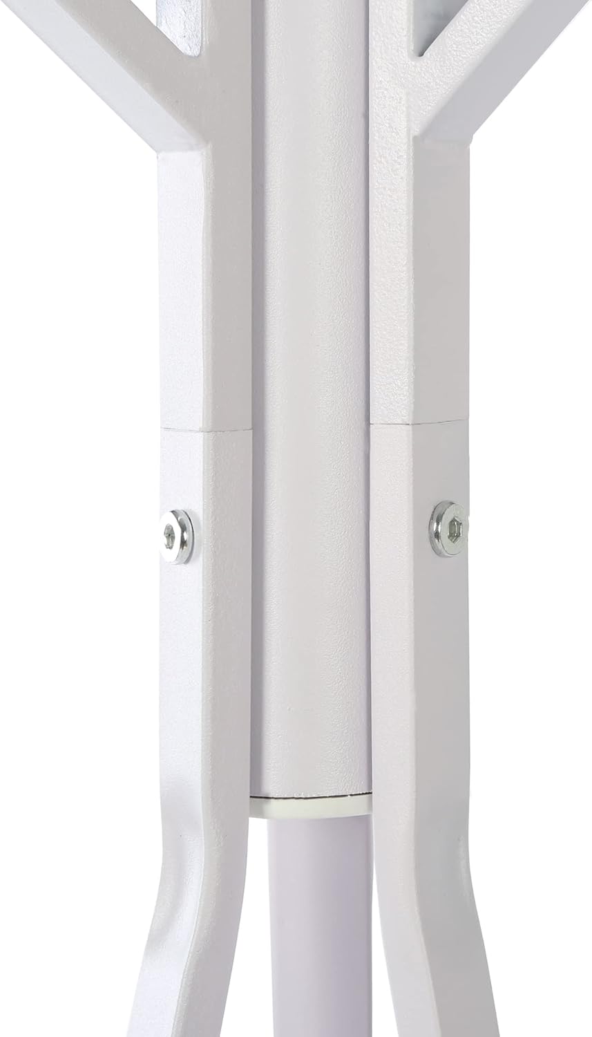 Coat Rack Hat Stand Free Standing Display Hall Tree Metal Hat Hanger Garment Storage Holder with 9 Hooks for Clothes Hats and Scarves in Gold,17.72"Wx17.72"Dx70.87" - Grand Goldman